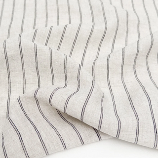 4.4oz Lived-In Linen Stripe - Black (Pre-order)