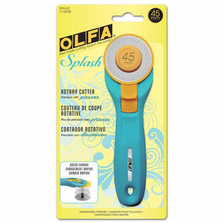OLFA Rotary Cutter - 45mm - Blue Splash