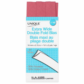 Double-Fold Bias Tape 5/8" (15mm) - Antique Rose