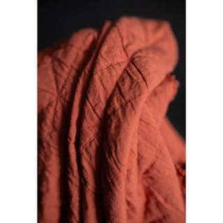 Quilted Cotton Jacquard - Orange Spritz