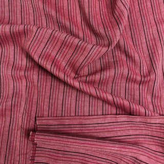 4.1oz Spring Stripe Cotton Blend - Rhubarb