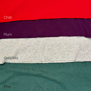 8 oz 2x2 Bamboo Cotton Ribbed Knit - Grey Mix