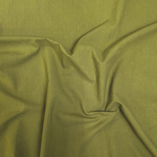 .7 MTR REMNANT 4.7oz Sandwashed Cotton - Moss