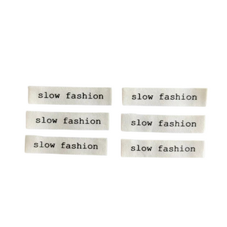 "Slow Fashion" Sew-In Tags - 6pc
