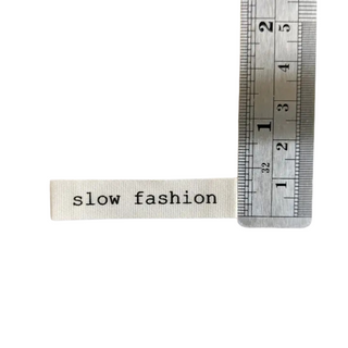 "Slow Fashion" Sew-In Tags - 6pc