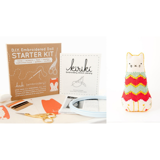 Embroidery Starter Kit Level 2 - Fiesta Cat