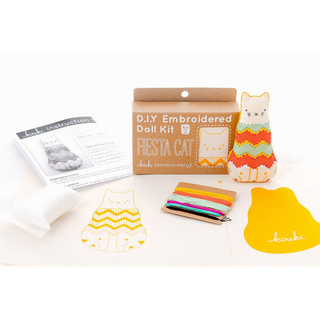 Embroidery Starter Kit Level 2 - Fiesta Cat