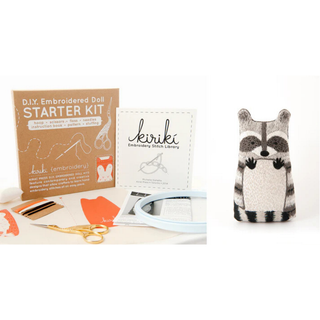 Embroidery Starter Kit Level 3 - Raccoon