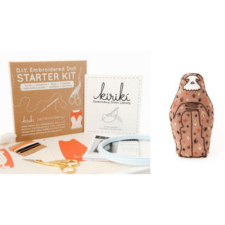 Embroidery Starter Kit Level 1 - Sloth