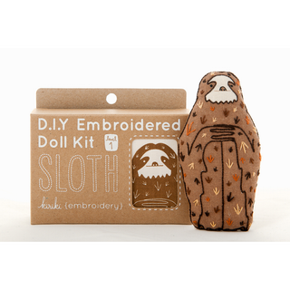 Embroidery Starter Kit Level 1 - Sloth