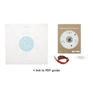 Embroidery Stitch Sampler - Cardinal