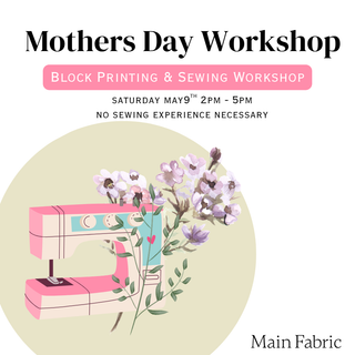 Mother's Day Workshop - Saturday May 9th