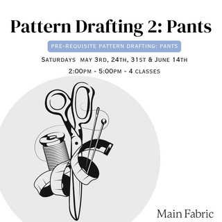 Pattern Drafting 2: Pants - In-Person Sewing Workshop at 43 Cootes Dr, Dundas