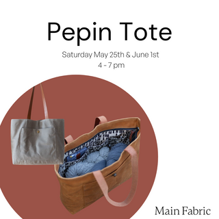 The Pepin Tote Workshop