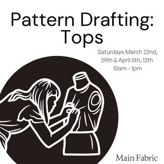 Pattern Drafting: Tops  - In-Person Sewing Workshop at 43 Cootes Dr, Dundas