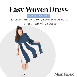 Easy Woven Dress - In-Person Sewing Workshop at 43 Cootes Dr, Dundas