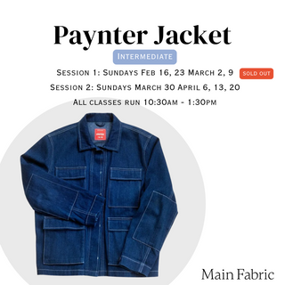 Paynter Jacket Workshop - In-Person Sewing Workshop at 43 Cootes Dr, Dundas