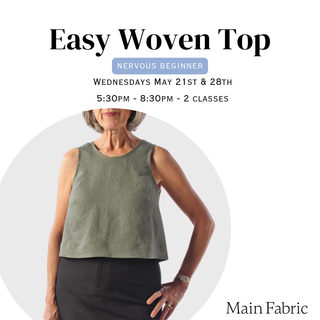 Easy Woven Top - In-Person Sewing Workshop at 43 Cootes Dr, Dundas