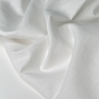 5.1oz Soft Washed Linen Blend - White