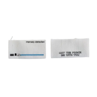 "May The Force Be With You" Sew-In Tags - 4pc