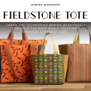 Fieldstone Tote Bag Sewing Workshop