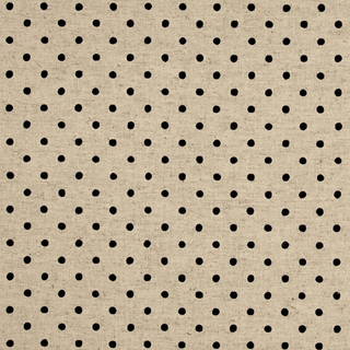 Sevenberry Cotton Flax Prints - Jet Dots