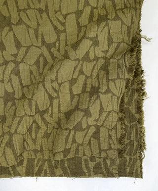 6.1oz Linen Blend Jacquard - Moss