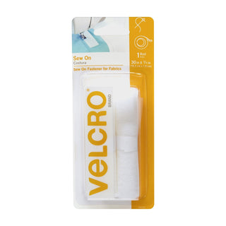 Sew On Velcro White - 30in x 3/4in