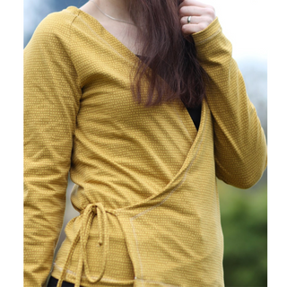6.2oz Organic Jersey Knit - Dotted Ochre