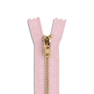 Brass Zipper - Pink