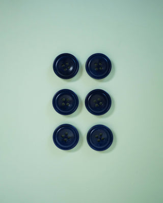 Midnight 3/4" Corozo Nut Buttons: Set of 6