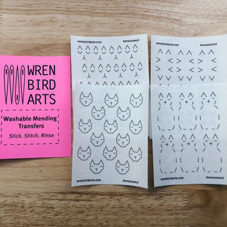 Wren Bird Arts Washable Transfers - Patterns #6 Cats