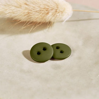 Classic Matte Buttons Ivy Green - 12 mm