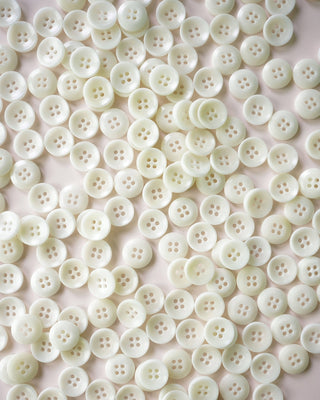 Milk 1/2" Corozo Nut Buttons: Set of 8