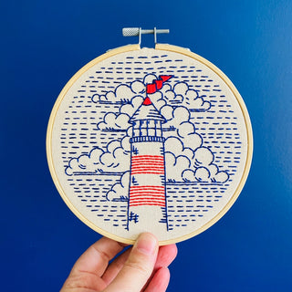 Complete Embroidery Kit - Lighthouse