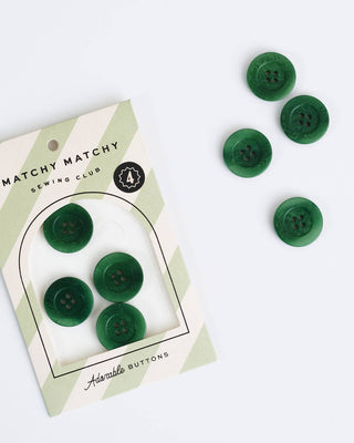 Juniper 1" Corozo Nut Buttons: Set of 4