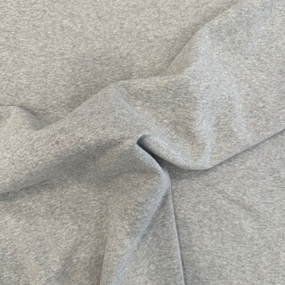 8.9 oz Organic Cotton Twill Face Fleece - Grey Mix