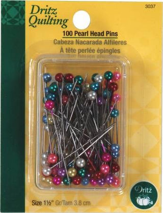Pearlized Pins - 100 count