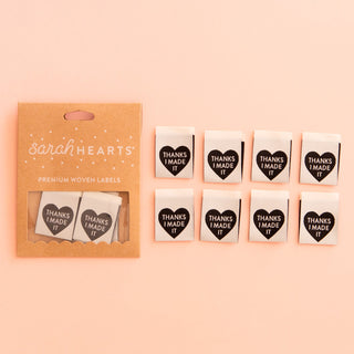 Sarah Hearts Sew-In Labels