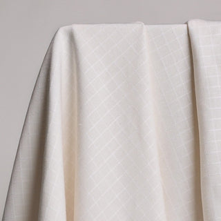 6oz Tiled Viscose Linen Blend - Off White