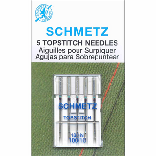 SCHMETZ Topstitch Needles 100/16 - Pkg of 5