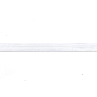 Braided Elastic 6mm (1/4 inch) - White