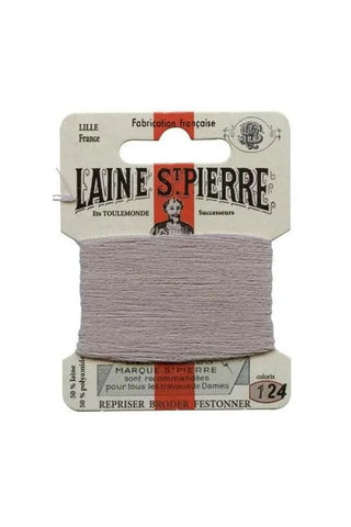 Laine Saint-Pierre Wool Blend Darning Floss - #124 Pearl Grey