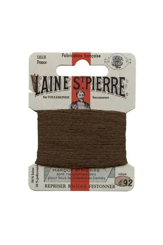 Laine Saint-Pierre Wool Blend Darning Floss - #492 Brown