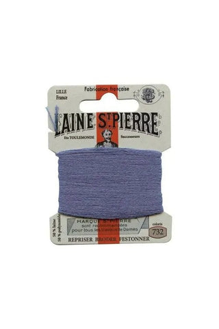 Laine Saint-Pierre Wool Blend Darning Floss - #732 Gauloise Blue