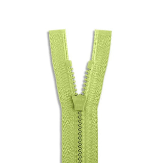 YYK #5 Molded Plastic Zipper - Light Green