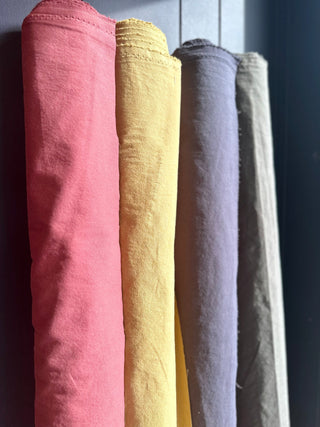 7.1 oz 100% Organic Washed Cotton - Bark